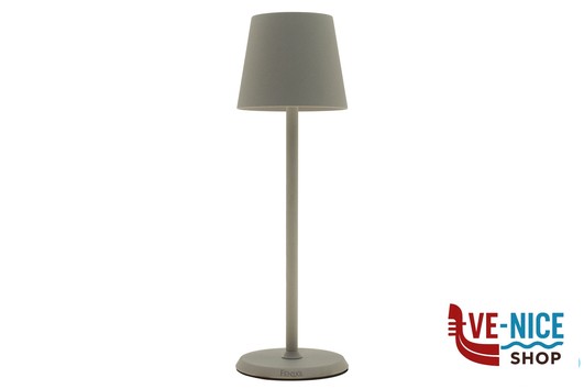 lampade LUMIERE ROUND-LAMPADA TAVOLO LED CM.10XH34 TORTORA IMPORT TAVOLA PROFESSIONAL
