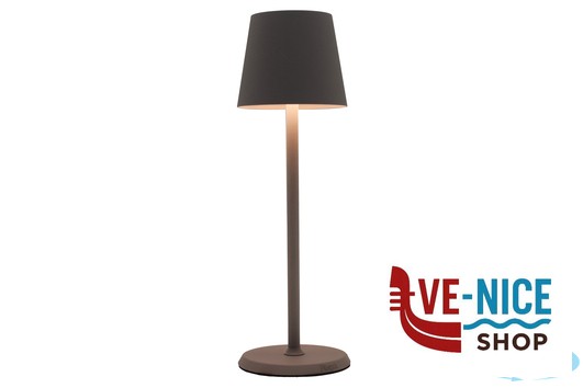 lampade LUMIERE ROUND-LAMPADA TAVOLO LED CM.10XH34 TORTORA IMPORT TAVOLA PROFESSIONAL - immagine 2