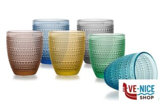 vetro LUXURY-BICCH.ACQUA CL32,5 COL.ASS. P97011 IMPORT TAVOLA PROFESSIONAL