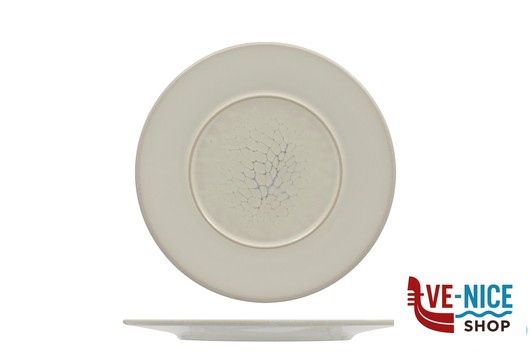 porcellana LUZ - PIATTO PIANO CON FALDA CM 22 MESA CERAMICS LDA
