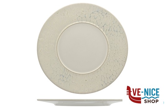 porcellana LUZ - PIATTO PIANO CON FALDA CM 28,7 MESA CERAMICS LDA
