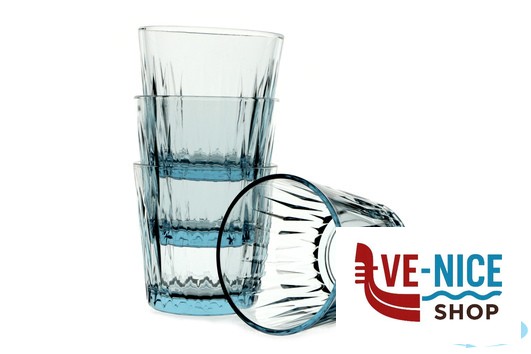 bicchieri acqua LUZIA TURCHESE - BICCHIERE ACQUA CL 30 PASABAHCE - immagine 3