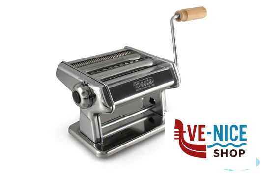 inox TITANIA - MACCHINA I PASTA IMPERIA 150 - SFOGLIA 150MM - FETTUCCINE 6,5 MM - TAGLIOLINI 2 MM IMPERIA - immagine 2