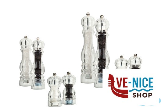 oliera/sale pepe MACINA SALE ACRILICO CM. 22 8430S BISETTI - immagine 3