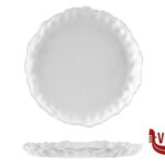 ceramica MAGMA PIATTO CM 30 H4,5 BIANCO MATT INT. LUCIDO IMPORT TAVOLA PROFESSIONAL