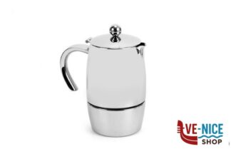 acciaio MAGNA-CAFFETTIERA ESPRESSO INOX 4 TAZZE PINTI INOX