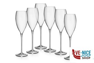 calici e flute spumante MAGNIFICO - CONFEZIONE 6 CALICI FLUTE CL.32 8959-06 BORMIOLI LUIGI