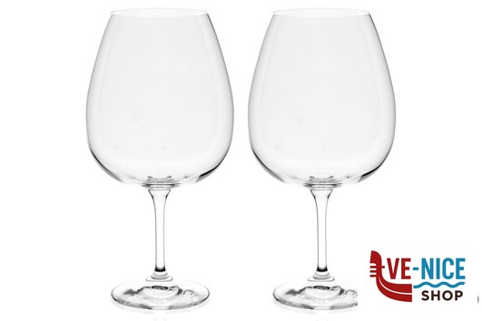 vetro MAGNUM -CONFEZIONE 2 CALICI VINO BIANCO LITRI 1,6 H.CM26 RCR CRISTALLERIA ITALIANA