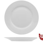 ceramica MAJOR STYLE BIANCO - PIATTO PIANO CM 27 IN PORCELLANA  SCELTA COMMERCIALE IMPORT TAVOLA PROFESSIONAL