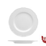 porcellana MALAGA BIANCO - PIATTO PANE CM 17 PORCELLANA SATURNIA