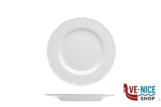 porcellana MALAGA BIANCO - PIATTO PANE CM 17 PORCELLANA SATURNIA