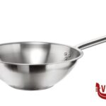 padelle/wok MASTER- WOK 1 MANICO CM 30 INOX PINTI INOX