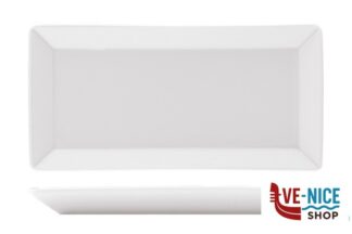 porcellana MAYA BIANCO-PIATTO RETTANGOLARE CM 33X26 MY33KY00 KUTAHYA SERAMIK