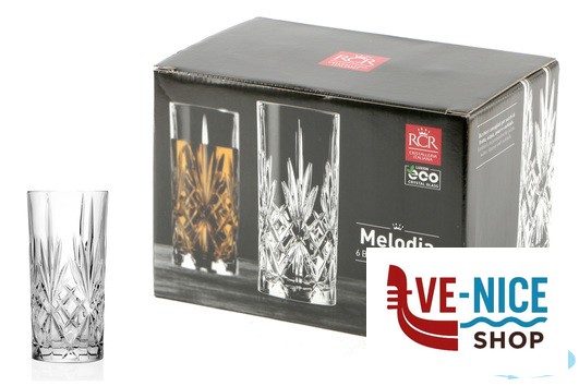 altri bicchieri MELODIA - CONFEZIONE 6 BICCHIERI HB CL 36 25766021106 RCR CRISTALLERIA ITALIANA - immagine 3