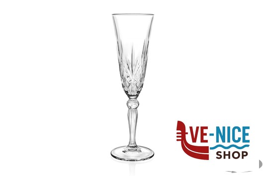 vetro cristallino MELODIA - CONFEZIONE 6 CALICI FLUTE CL 16 25600020206 RCR CRISTALLERIA ITALIANA - immagine 2