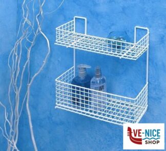 altri accessori MENSOLA BAGNO NEW RETTANGOLARE 2PIANI PLASTIFICATA 402 FILTEX