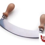 utensili vari MEZZALUNA INOX CON MANICI IN LEGNO               418 CALDER