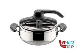 inox MIA - PENTOLA A PRESSIONE LAGOEASY'UP CM.22 LT.3,5 010033010522 LAGOSTINA