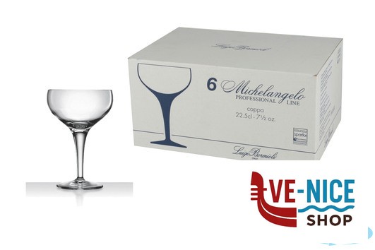 servizi MICHELANGELO-CONFEZIONE 6 COPPE CL22,5 10287-02 BORMIOLI LUIGI - immagine 3