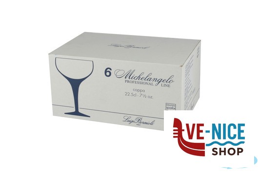 servizi MICHELANGELO-CONFEZIONE 6 COPPE CL22,5 10287-02 BORMIOLI LUIGI - immagine 4
