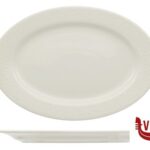 MINERAL - PIATTO OVALE CM 32X22 ARIANE FINE PORCELAIN piano 6 pezzi