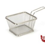 acciaio MINI CESTO INOX PER FRITTI QUADRO CM 10 ILSA