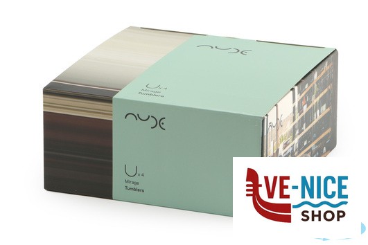 vetro MIRAGE-CONFEZIONE 4 BICCHIERI DOF WHISKY CL.38,5 NUDE 64001 PASABAHCE - immagine 4