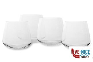 vetro MIRAGE-CONFEZIONE 4 BICCHIERI DOF WHISKY CL.38,5 NUDE 64001 PASABAHCE