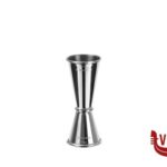 MIXING - MISURINO JIGGER JAP SILVER CONO PICCOLO ML.30 CONO GRANDE ML.45 C1043 MIX46 TRAINING CONSULTING S.R.L.S. agitatori 1 pezzi