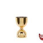 agitatori MIXING - MISURINO JIGGER ORO H.9 DIAMETRO 4,5/5 CONO PICCOLO ML.10/20/25/30 CONO GRANDE ML.45/60 PESO KG.0,11- C949 TRAINING CONSULTING S.R.L.S.