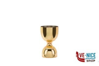 agitatori MIXING - MISURINO JIGGER ORO H.9 DIAMETRO 4,5/5 CONO PICCOLO ML.10/20/25/30 CONO GRANDE ML.45/60 PESO KG.0,11- C949 TRAINING CONSULTING S.R.L.S.