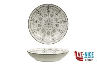 ceramica MONASTIR-PIATTO FONDO CM.20 IN PORCELLANA IMPORT TAVOLA