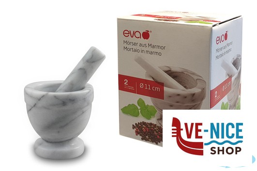 preparazione cibi MORTAIO MARMO CM 11 PICCOLO EVA - immagine 2