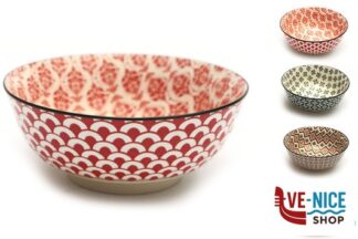 ceramica MOSAIK-INSALATIERA CM.23 DECORI ASSORTITI RH43386-23 IMPORT TAVOLA PROFESSIONAL