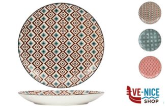 piano MOSAIK-PIATTO PIANO CM.28,5 DECORI ASSORTITI IMPORT TAVOLA PROFESSIONAL