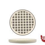 ceramica MOSAIK-PIATTO NORDIC CM.21 BLACK   RH43880-21-J99F IMPORT TAVOLA PROFESSIONAL