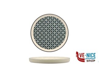 ceramica MOSAIK-PIATTO NORDIC CM.21 BLUE RH43880-21-J61A IMPORT TAVOLA PROFESSIONAL