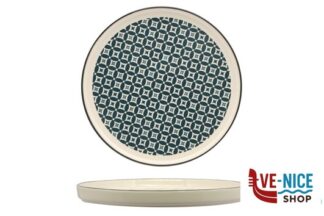 ceramica MOSAIK-PIATTO NORDIC CM.27 BLUE RH43880-27-J61A IMPORT TAVOLA PROFESSIONAL