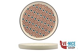 ceramica MOSAIK-PIATTO NORDIC CM.27 BROWN RH43880-27-J56CI IMPORT TAVOLA PROFESSIONAL