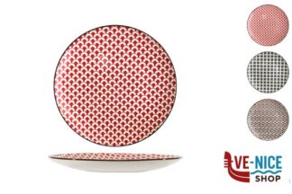 ceramica MOSAIK-PIATTO PIANO CM.20 DECORI ASSORTITI RH40069-8 IMPORT TAVOLA PROFESSIONAL