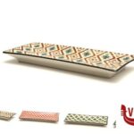 ceramica MOSAIK-PIATTO RETTANGOLARE CM.23,5X9 DECORI ASSORTITI RH4172 IMPORT TAVOLA PROFESSIONAL
