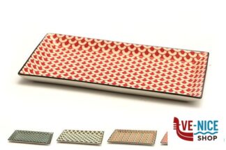 ceramica MOSAIK-PIATTO RETTANGOLARE CM.28,5X16 DECORI ASSORTITI RH4414L IMPORT TAVOLA PROFESSIONAL