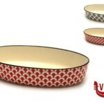 ceramica MOSAIK-PIROFILA OVALE CM.24,5X16,5 DECORI ASSORTITI RH41671C-J1E IMPORT TAVOLA PROFESSIONAL