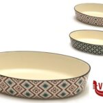 ceramica MOSAIK-PIROFILA OVALE CM.29X19,5 DECORI ASSORTITI RH41671B-J15A IMPORT TAVOLA PROFESSIONAL