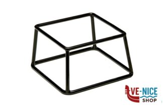 0 MULTI-SUPPORTO BUFFET BASE QUADRATA CM 18X18 H.10 IN METALLO E PVC CON RIVESTIMENTO ANTISCIVOLO NERO 33251 APS ASSHEUER POTT GMBH E CO KG