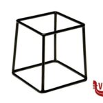 0 MULTI-SUPPORTO BUFFET BASE QUADRATA CM 18X18 H.18 IN METALLO E PVC CON RIVESTIMENTO ANTISCIVOLO NERO 33250 APS  ASSHEUER POTT GMBH E CO KG