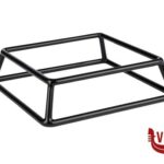 0 MULTI-SUPPORTO BUFFET BASE QUADRATA CM 18X18 H.5 IN METALLO E PVC CON RIVESTIMENTO ANTISCIVOLO NERO 33249 APS  ASSHEUER POTT GMBH E CO KG