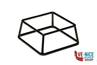 0 MULTI-SUPPORTO BUFFET BASE QUADRATA CM 18X18 H.8 IN METALLO E PVC CON RIVESTIMENTO ANTISCIVOLO NERO 33250 APS  ASSHEUER POTT GMBH E CO KG