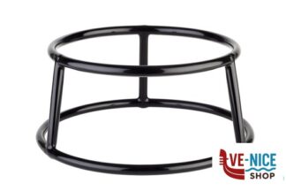 0 MULTI-SUPPORTO BUFFET BASE TONDA CM 18-15,5 H.10 IN METALLO E PVC CON RIVESTIMENTO ANTISCIVOLO NERO 33270 APS  ASSHEUER POTT GMBH E CO KG