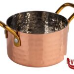 casseruole MUMBAI-MINI CASSERUOLA CM 11,5XH.7 LT 0,60 CON MANICI DORATI APS  ASSHEUER POTT GMBH E CO KG